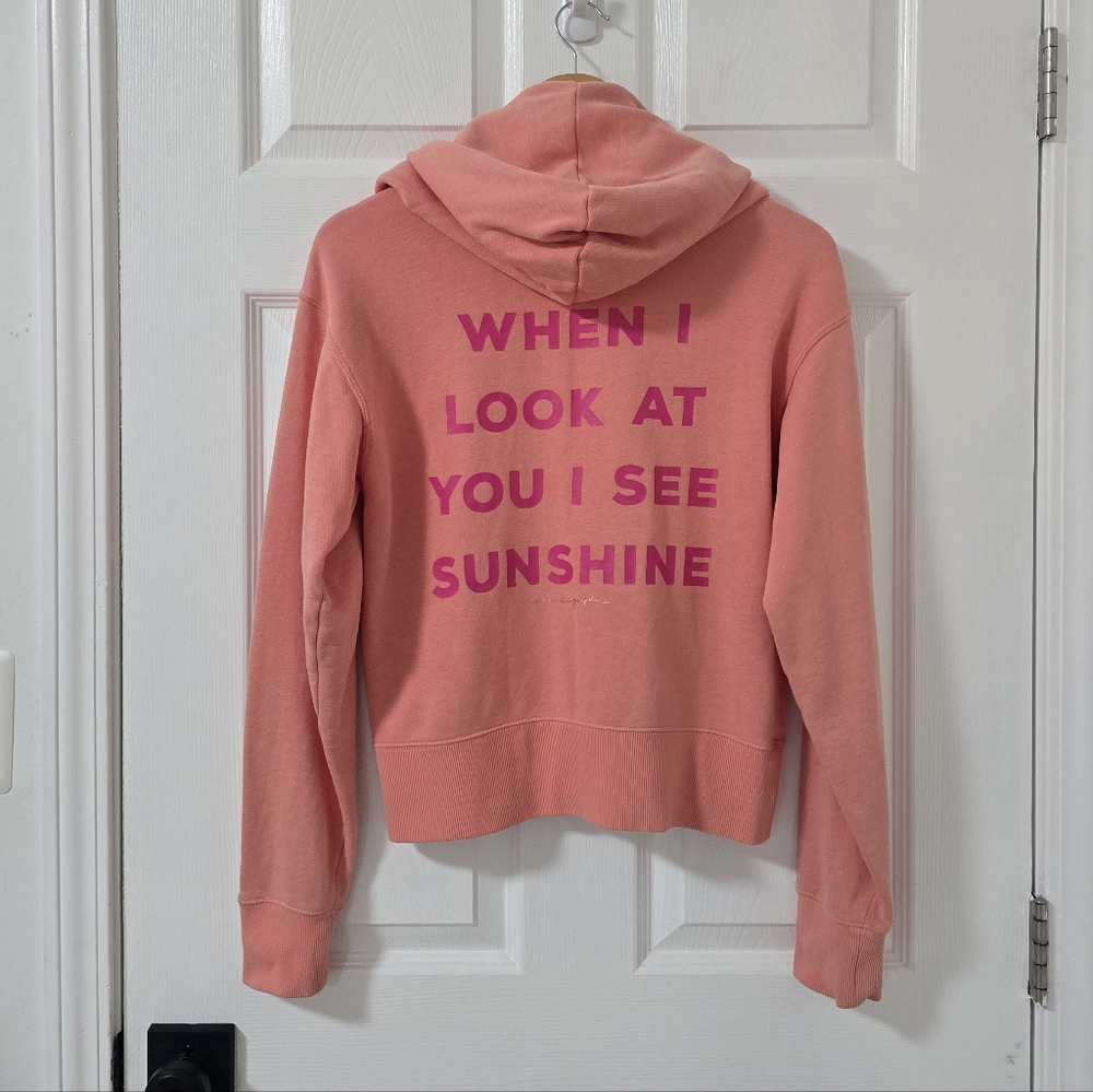Spiritual Gangster Peach Printed Hoodie Size M - Picture 7 of 7